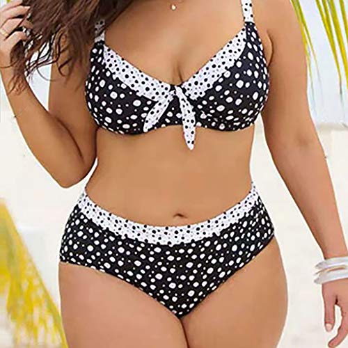 2021 Nuevo Vestido de Traje de Baño Bikinis Talla Grande con Pantalones Ropa de Playa Conjunto de Bikinis Punto de Onda Impresión Push up Tankinis Mujer Beachwear Bañador Mujer