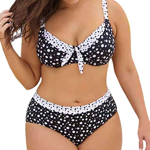 2021 Nuevo Vestido de Traje de Baño Bikinis Talla Grande con Pantalones Ropa de Playa Conjunto de Bikinis Punto de Onda Impresión Push up Tankinis Mujer Beachwear Bañador Mujer