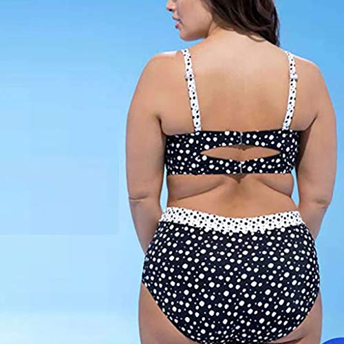 2021 Nuevo Vestido de Traje de Baño Bikinis Talla Grande con Pantalones Ropa de Playa Conjunto de Bikinis Punto de Onda Impresión Push up Tankinis Mujer Beachwear Bañador Mujer