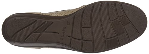 24 HORAS 23524, Mocasines Mujer, Beige (Taupe 10), 36 EU