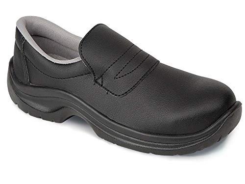 29057 Color Negro Talla 46, Zapato con Puntera de Seguridad Certificado CE EN ISO 20347 S2 Marca DIAN