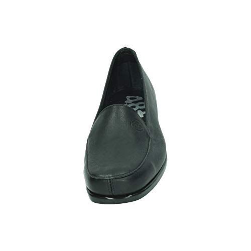 48 HORAS 10301/01 Mocasines Piel 48 HR Mujer Zapatos MOCASÍN Negro 36