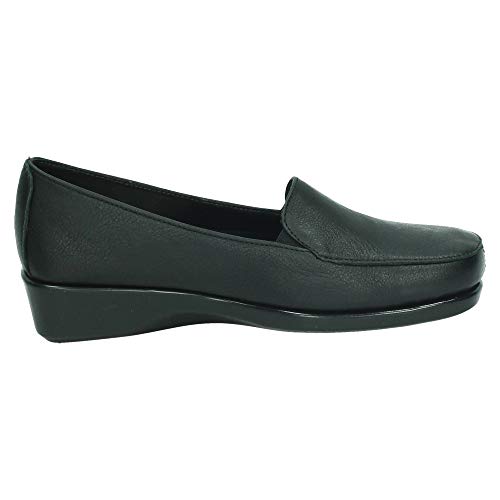 48 HORAS 10301/01 Mocasines Piel 48 HR Mujer Zapatos MOCASÍN Negro 36