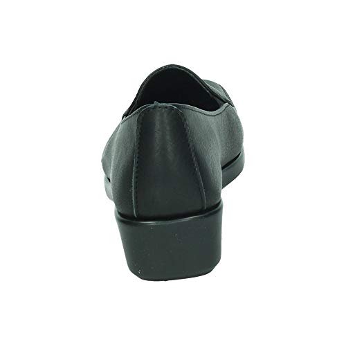 48 HORAS 10301/01 Mocasines Piel 48 HR Mujer Zapatos MOCASÍN Negro 36