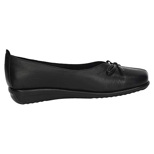 48 HORAS 110401/01 Manoletinas DE Piel Mujer Zapatos MOCASÍN Negro 36
