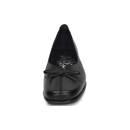 48 HORAS 110401/01 Manoletinas DE Piel Mujer Zapatos MOCASÍN Negro 36