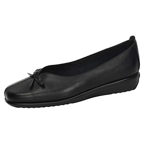 48 HORAS 110401/01 Manoletinas DE Piel Mujer Zapatos MOCASÍN Negro 36