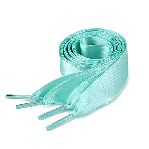 6 Pares de Cordones de satén Cordones Anchos y Planos para Damas, niñas, niños y Adultos Prendas Deportivas a Prueba de Agua Zapatillas para Correr Zapatillas Deportivas Zapatillas de Raso