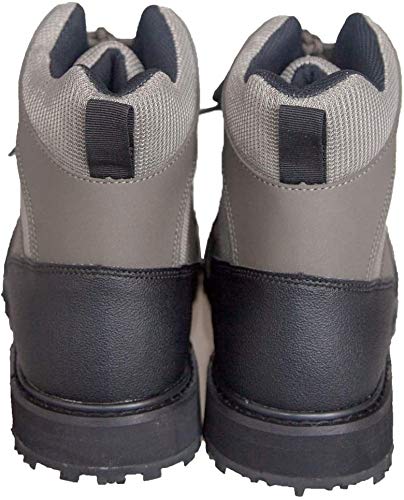 8 Fans Zapatos de pesca de caza de vadeo antideslizantes suela de goma duradera ligera Waders botas, color Verde, talla 42 2/3 EU