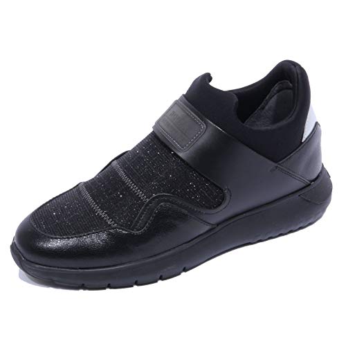 8103AB Sneakers Donna HOGAN Slip ON INTERACTIVE3 Black Shoes Women [39]