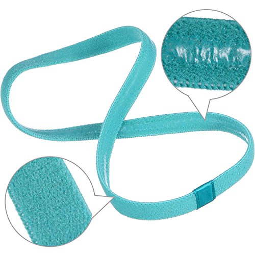9 Piezas de Diademas Deportivas Elásticas Antideslizantes Gruesas, Agarre de Silicona Elástico Banda de Pelo de Ejercicio para Fútbol, Baloncesto, Tenis, Yoga y Golf (Multi-Color 1)