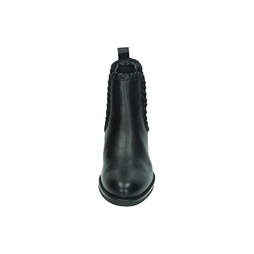 ABACK I19.8405 Botas DE Piel Mujer Botines Negro 39