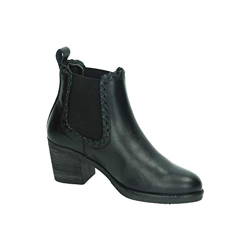 ABACK I19.8405 Botas DE Piel Mujer Botines Negro 39