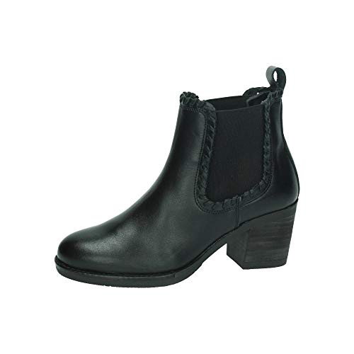 ABACK I19.8405 Botas DE Piel Mujer Botines Negro 39