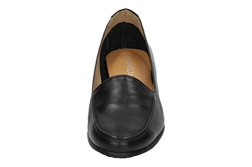 ABACK V17.1630 Mocasines DE Piel Mujer Zapatos MOCASÍN Negro 41