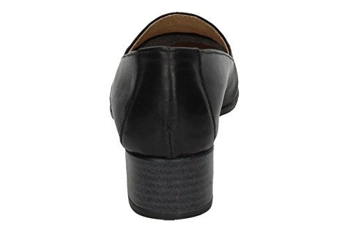 ABACK V17.1630 Mocasines DE Piel Mujer Zapatos MOCASÍN Negro 41