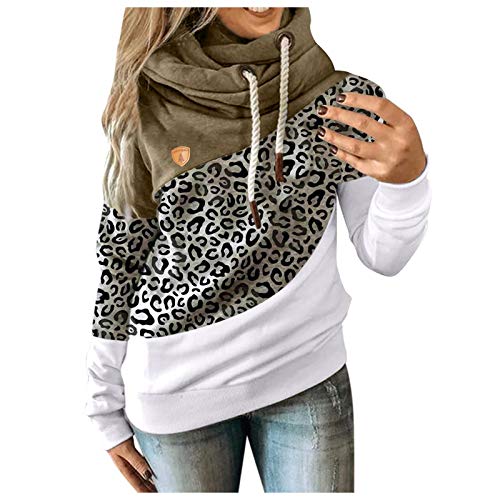 Abrigo De Invierno con Capucha De Las Mujeres Patchwork Chaqueta con Cremallera De Lana Caliente Abrigo De AlgodóN con Capucha Casual Outwear Sudadera con Capucha Deportiva riou