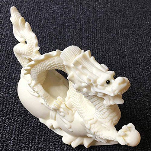 Accesorios para El Hogar Figuras Figuras Y Estatuillas De Dragón Feng Shui, Escultura Decoración De Oficina En Casa Decoración De Mesa Adornos para Riqueza Y Éxito Regalos De La Buena Suerte, Fruta D