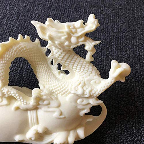 Accesorios para El Hogar Figuras Figuras Y Estatuillas De Dragón Feng Shui, Escultura Decoración De Oficina En Casa Decoración De Mesa Adornos para Riqueza Y Éxito Regalos De La Buena Suerte, Fruta D