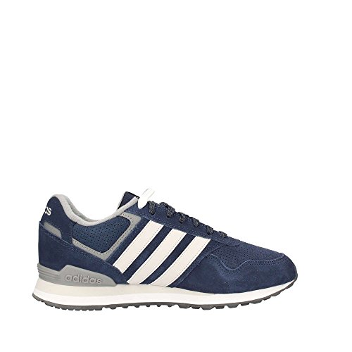 adidas 10K, Zapatillas de Gimnasia Hombre, Azul (Collegiate Navy/Grey One F17/Grey Three F17), 43 1/3 EU