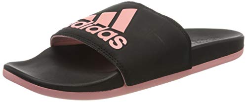 adidas Adilette Comfort, Sandalia Mujer, Core Black/Glory Pink/Core Black, 40 2/3 EU
