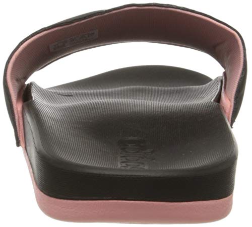 adidas Adilette Comfort, Sandalia Mujer, Core Black/Glory Pink/Core Black, 40 2/3 EU