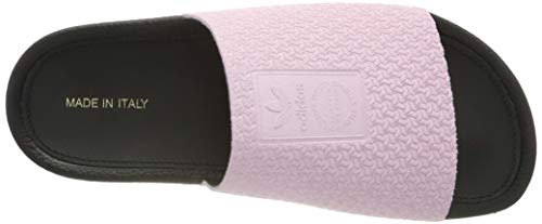 adidas Adilette Luxe W, Zapatos de Playa y Piscina Mujer, Rosa (Clear Pink/Core Black/Gold Met. Clear Pink/Core Black/Gold Met.), 39 EU