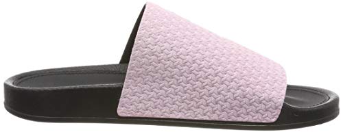 adidas Adilette Luxe W, Zapatos de Playa y Piscina Mujer, Rosa (Clear Pink/Core Black/Gold Met. Clear Pink/Core Black/Gold Met.), 39 EU