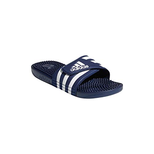 Adidas Adissage Zapatos de playa y piscina Unisex adulto, Azul (Azul 000), 43 EU (9 UK)