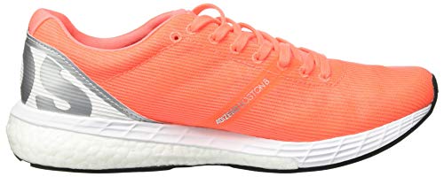 Adidas Adizero Boston 8 w, Zapatillas para Correr Mujer, Signal Coral/Silver Met./FTWR White, 39 1/3 EU