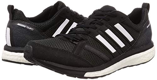 Adidas Adizero Tempo 9 W, Zapatillas de Deporte para Mujer, Negro (Negbás/Negbás/Ftwbla 000), 36 EU