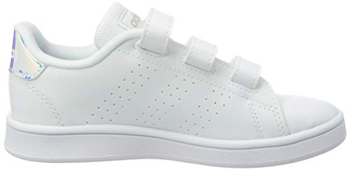 adidas Advantage C, Zapatillas de Tenis, Ftwbla Plamet Ftwbla, 30 EU