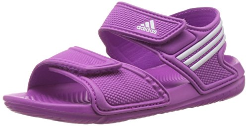 Adidas Akwah 9, Sandalias Niños^Niñas, Flash Pink/FTWR White/Flash Pink, 33