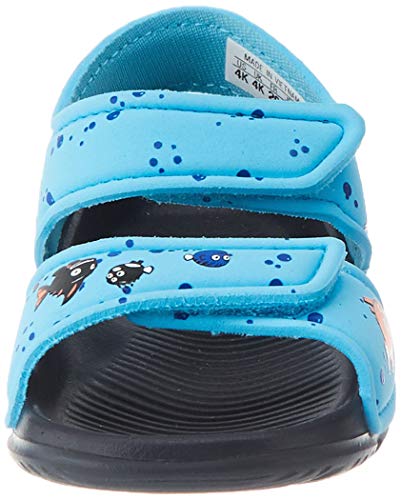 Adidas Altaswim C Jr, Sandalias, Azul (Bright Cyan/FTWR White/Signal Coral), 33 EU