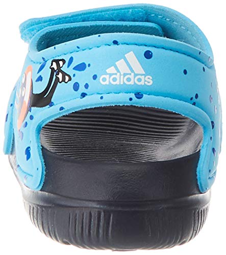 Adidas Altaswim C Jr, Sandalias, Azul (Bright Cyan/FTWR White/Signal Coral), 33 EU