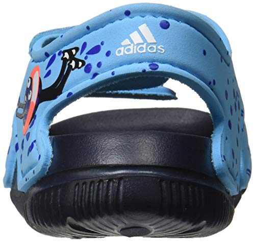 Adidas Altaswim Jr, Sandalia Unisex niños, Turquoise (Bright Cyan/FTWR White/Signal Coral), 25 EU