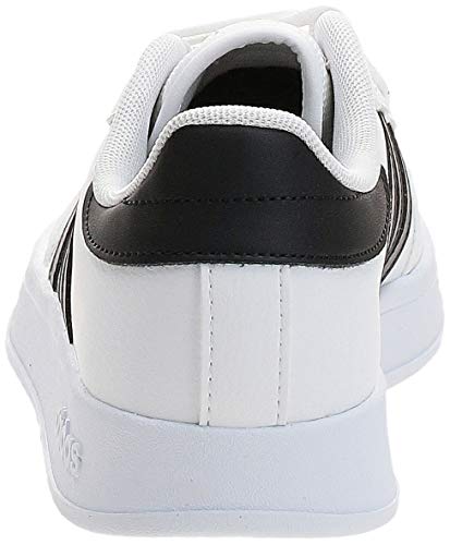 adidas BREAKNET, Zapatillas de Tenis Mujer, FTWBLA/NEGBÁS/Plamet, 38 EU