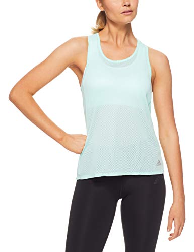 adidas Camiseta de Tirantes para Mujer, Mujer, CY5641, Color Menta Clara/Gris Oscuro, Medium