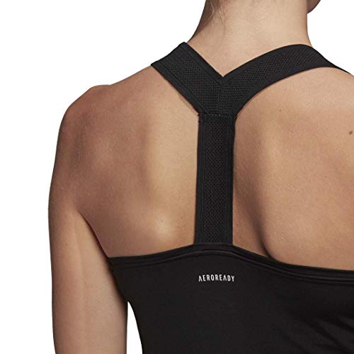 adidas Camiseta Gameset Y-Tank para Mujer, Mujer, Camisa, GLL25, Negro, M