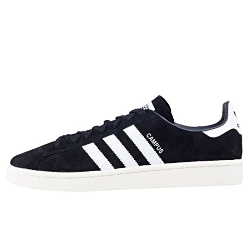 Adidas Campus, Zapatillas Hombre, Negro (Core Black/Footwear White/Chalk White), 40 2/3 EU