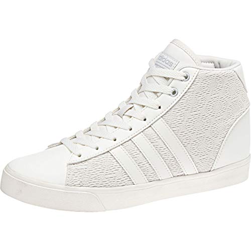 adidas Cloudfoam Daily Qt Mid, Zapatos de Baloncesto Mujer, Blanco (Cwhite/Cwhite/Msilve 000), 36 2/3 EU