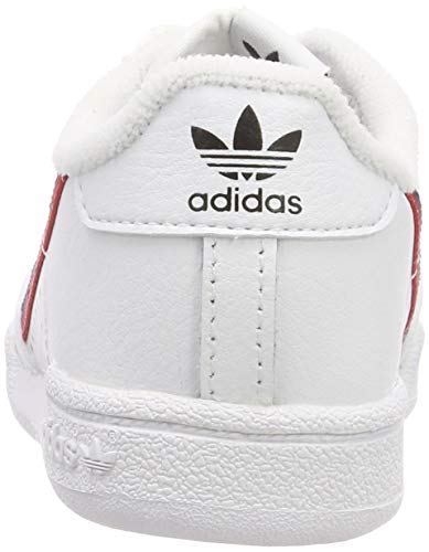 adidas Continental 80 I, Zapatillas de Deporte Unisex niños, Blanco (Ftwbla/Escarl/Maruni 000), 25 EU