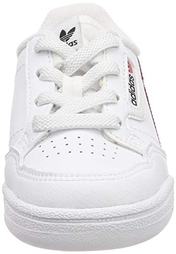 adidas Continental 80 I, Zapatillas de Deporte Unisex niños, Blanco (Ftwbla/Escarl/Maruni 000), 25 EU
