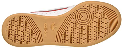 adidas Continental 80, Zapatillas de Gimnasio Hombre, Cloud White Grey Three Scarlet, 38 2/3 EU