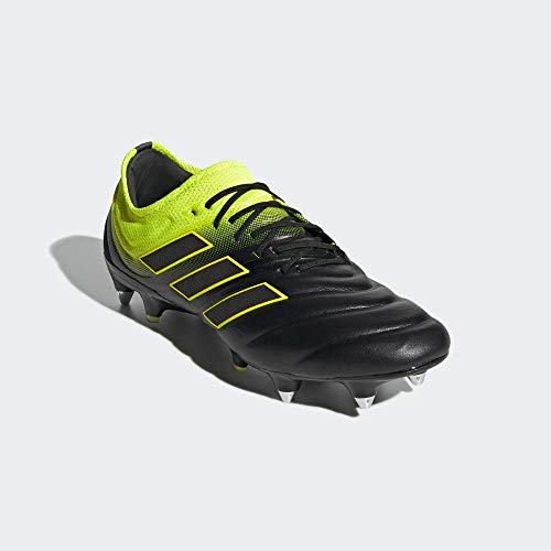Adidas Copa 19.1 SG, Botas de fútbol Hombre, Multicolor (Negbás/Amasol/Negbás 000), 42 EU