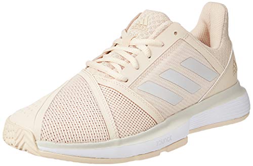 adidas Court Jam Bounce Allcourtschuh Damen-Creme, Hellgrau, Zapatillas de Tenis Mujer, Beige Gris Blanc, 42 EU