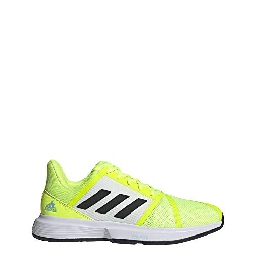 adidas CourtJam Bounce M, Zapatillas de Tenis Hombre, Amasol/NEGBÁS/CELBRU, 42 2/3 EU