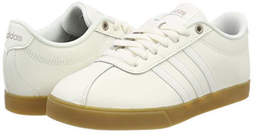 Adidas Courtset, Zapatillas de Tenis Mujer, Multicolor (Blanub/Blanub/Negbás 000), 39 1/3 EU