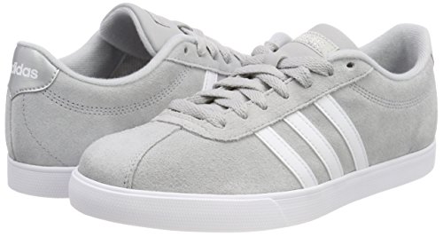 Adidas Courtset, Zapatillas Mujer, Gris (Grey/Footwear White/Silver Metallic 0), 38 EU