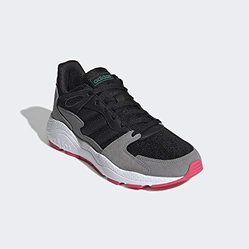 Adidas Crazychaos, Zapatillas para Correr Mujer, núcleo Negro/núcleo Negro/Real Pink S18, 35 EU